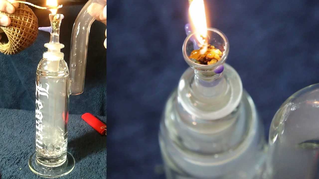 Mega Hash Bowl Meltage Milkshot in HD - Amber Glass Dabs