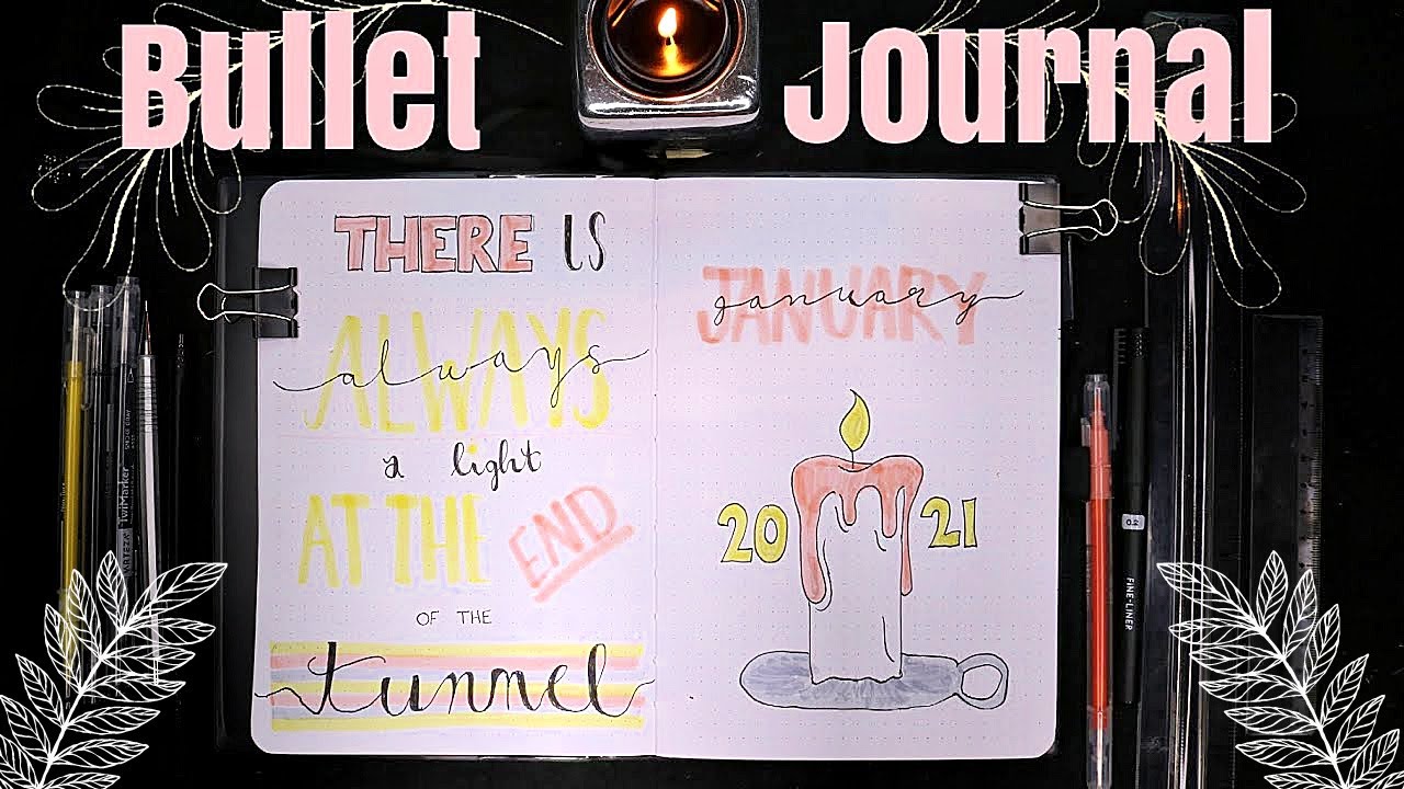January bullet journal set up | How to bullet journal | 2020 Bujo