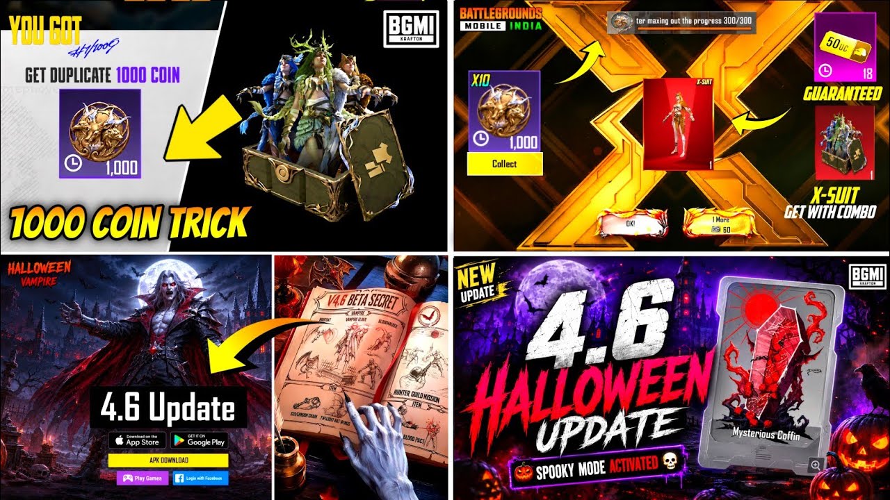 😱 1000 COIN FOR DUPLICATE X-SUIT ? | CHEAP X-SUIT CRATE OPENING TRICK | BGMI 4.6 UPDATE THEME MODE 