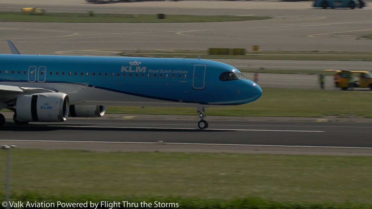 First KLM A321 NEO @ PHAXA
