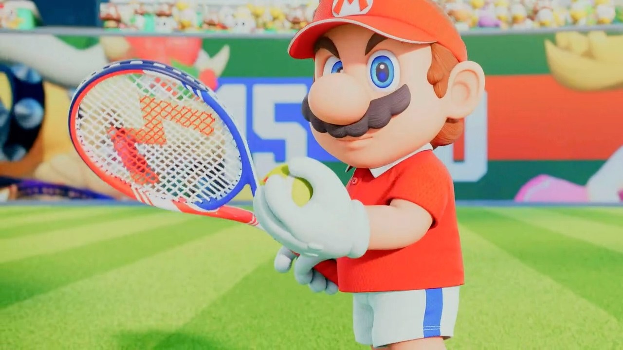 Mario Tennis Fever Mario vs Bowser Gameplay HD