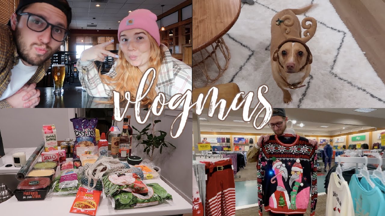 Q&A with me, Christmas shopping with Jared + grocery haul! | VLOGMAS