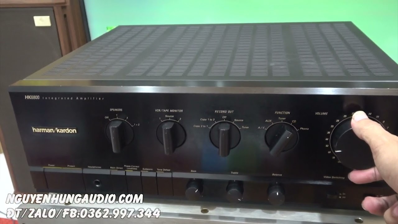 ampli MỸ khủng HARMAN KARDON HK 6800 công suất 400watt,giá vài triệu