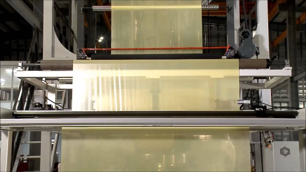 Máquina de extrusión de película Soplada de 3 Capas A-B-A