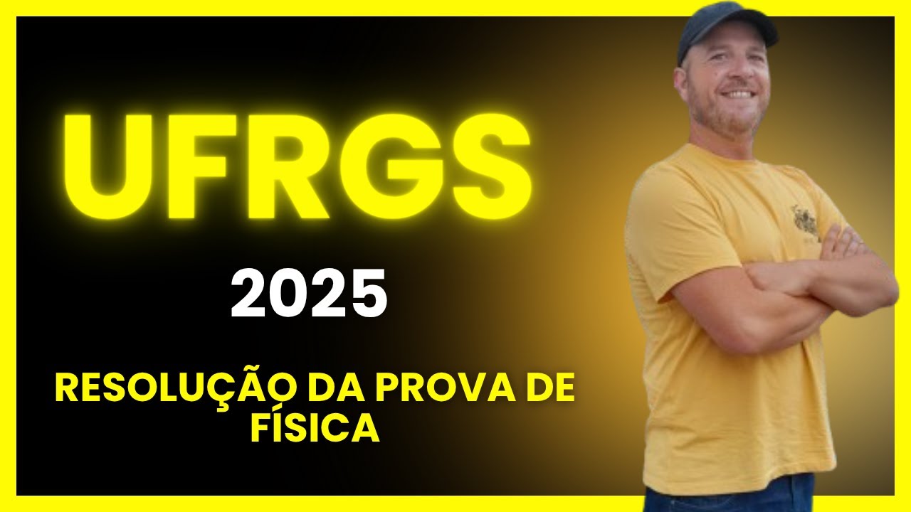 Resolução da prova da UFRGS 2025 - Enquanto percorre um trecho de trajetória horizontal e ...
