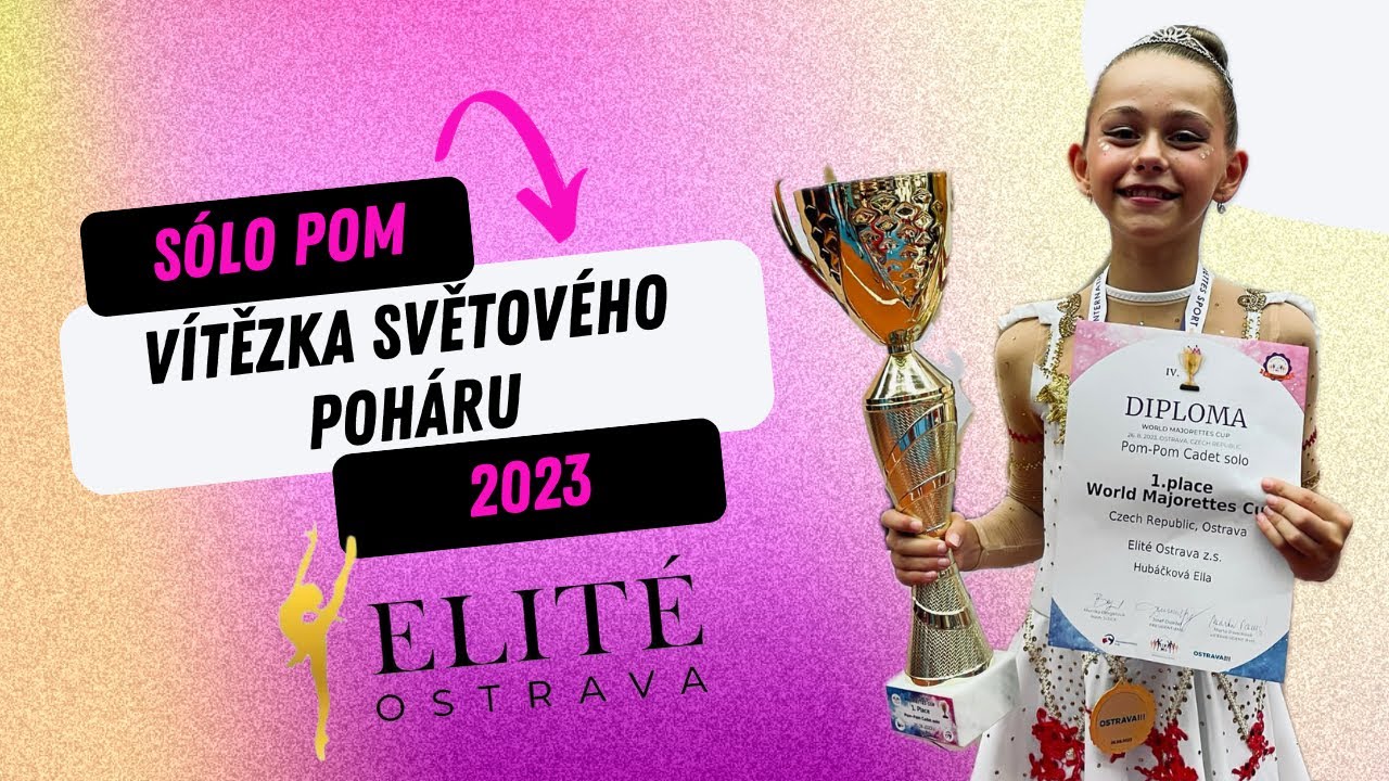 ELITÉ OSTRAVA - Ella Hubáčková - sólo pom kadet 2023