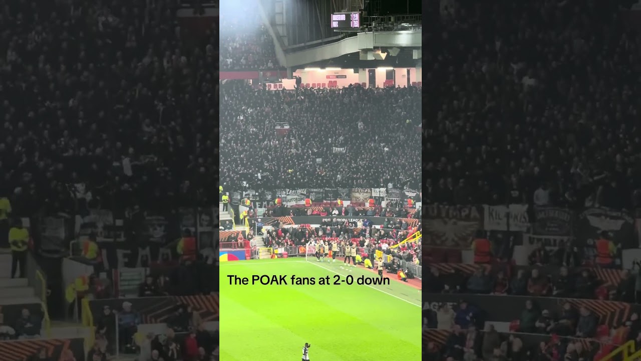 &Omicron;&pi;&alpha;&delta;&omicron;ί &tau;&omicron;&upsilon; &Pi;&Alpha;&Omicron;&Kappa; &sigma;&tau;&omicron; old Trafford #paok #gate4 #dikefale #EuropaLeague #awaydays #shorts #trending
