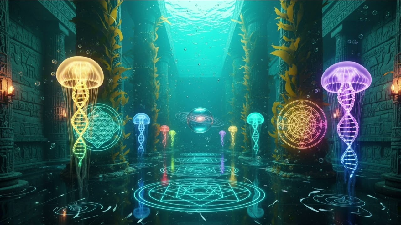 174Hz Ocean Frequency • Bioluminescent DNA Repair • Vagus Nerve Aquatic Reset
