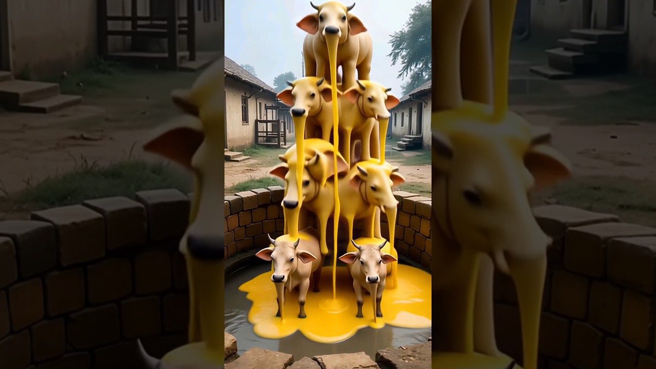 😱 You Won&rsquo;t Believe What This Baby Did to the Cow! 🐮👶💥&nbsp;#shorts