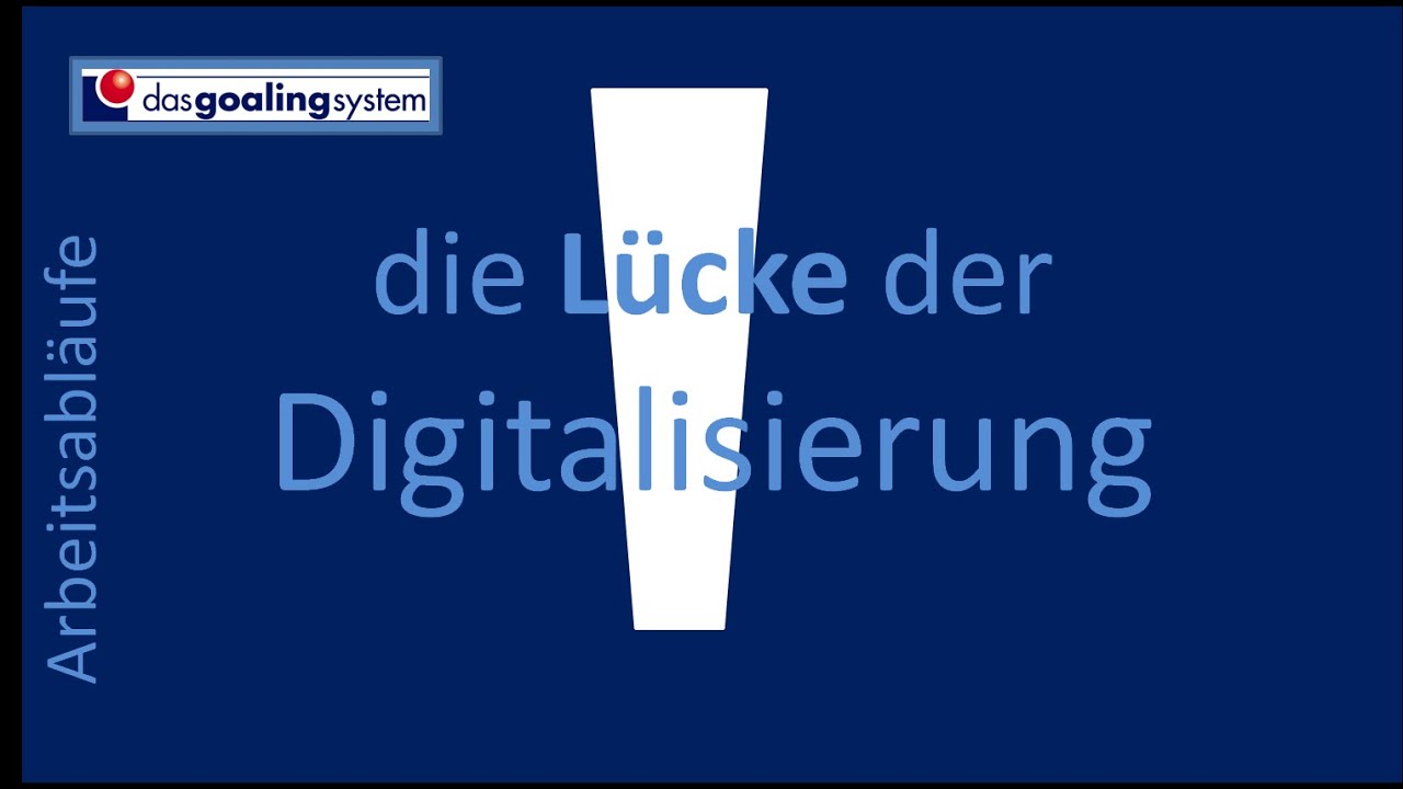 die L&uuml;cke der Digitalisierung-Video: manuelle Arbeitsabl&auml;ufe sind die Basis der Digitalisierung