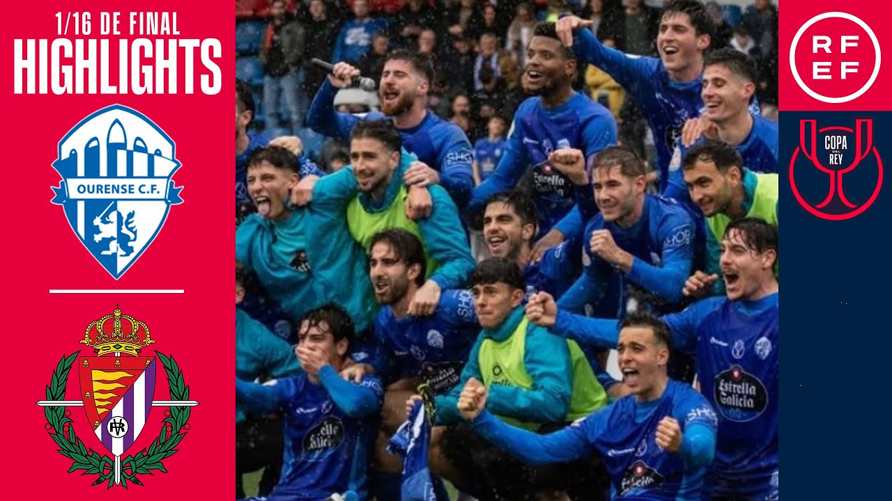 Resumen | Copa del Rey | Ourense CF 3-2 R. Valladolid CF | Dieciseisavos de final