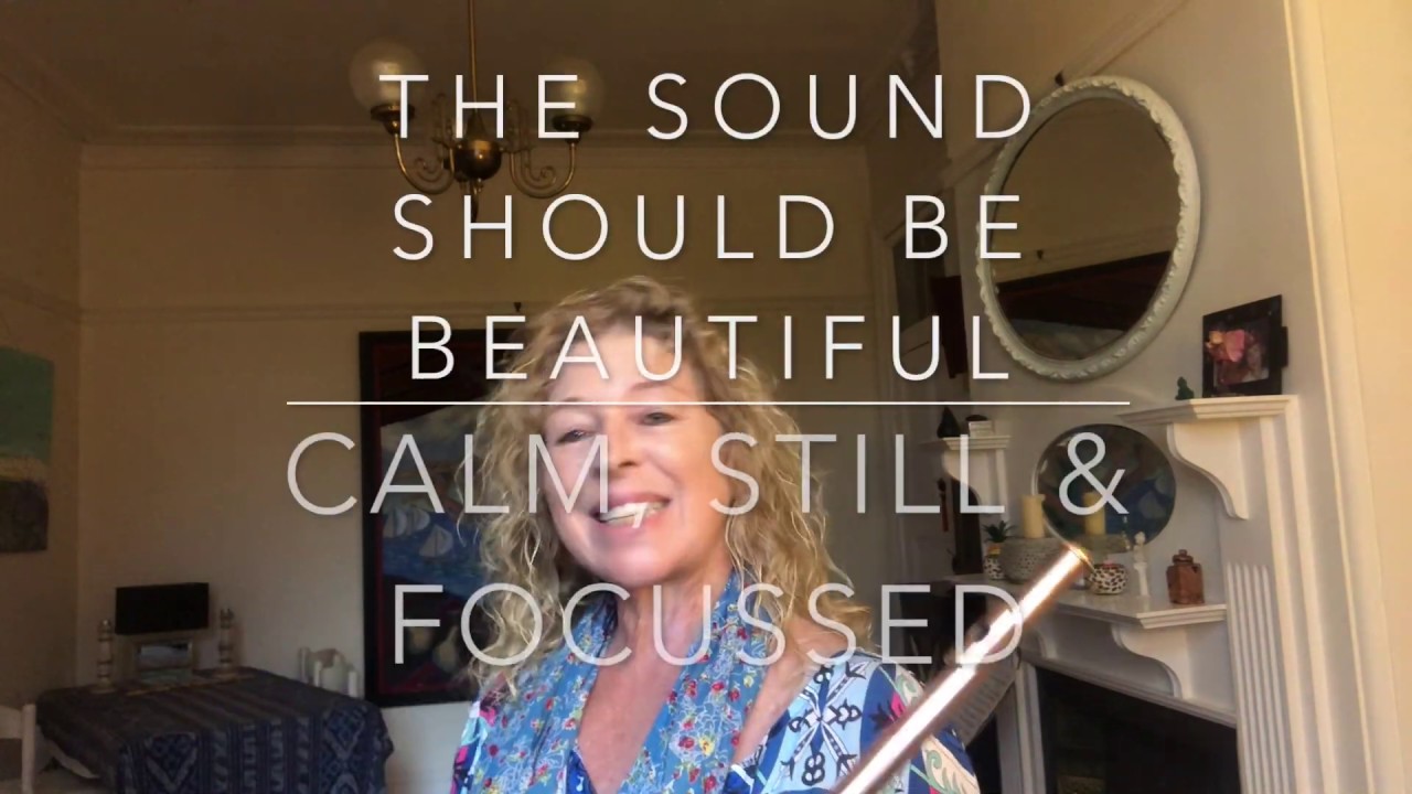 Flute Lesson Sonority Exercise 2 with Jane Rutter  [ Marcel Moyse French Flute Technique ]