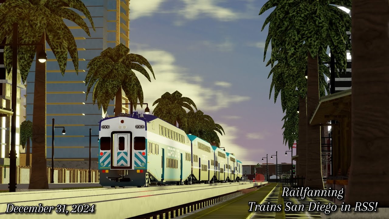Railfanning Trains San Diego in RSS! (RO-Scale Sandbox)