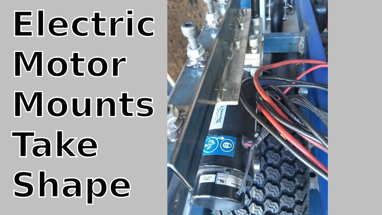 Remote Control Mower - Part 32 - Electric Motor Mounts Take Shape