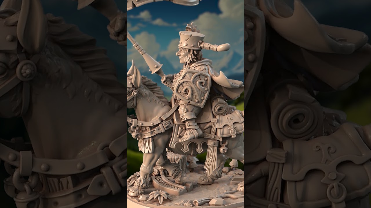 Ser Burton Meadows, Garden Knight #miniatures #tabletope #fantasy #halfling