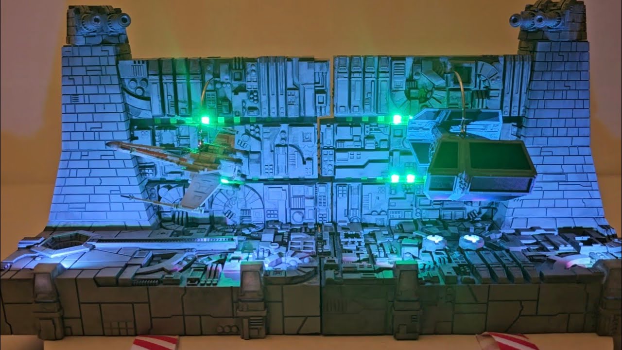 Star Wars Death Star Animated Trench Run Diorama From Hallmark