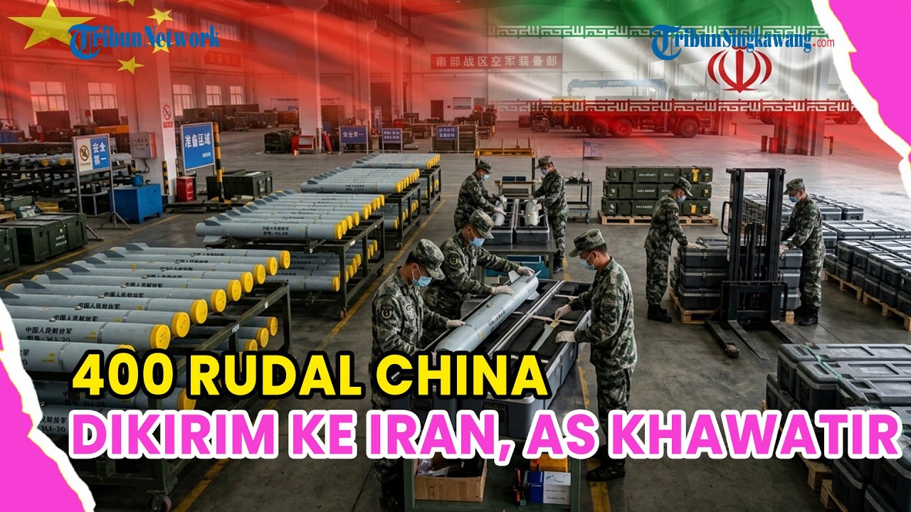 🔺IRAN DIKABARKAN TERIMA 400 RUDAL DARI CHINA❗AS KETAR-KETIR