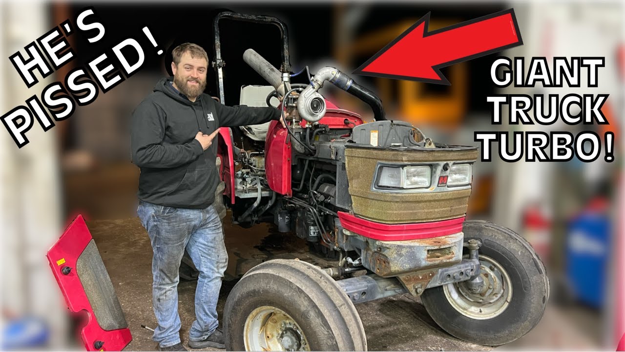 I Put a Massive Turbo on my DAD’s Old Tractor….