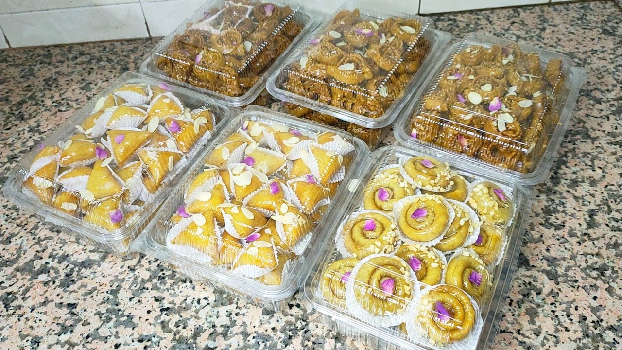 بريوات باللوز ومحينشات بالكاوكاو والشباكية مقومة طلبية دايزها الكلام👌 بالصحة والراحة لكليان🌹
