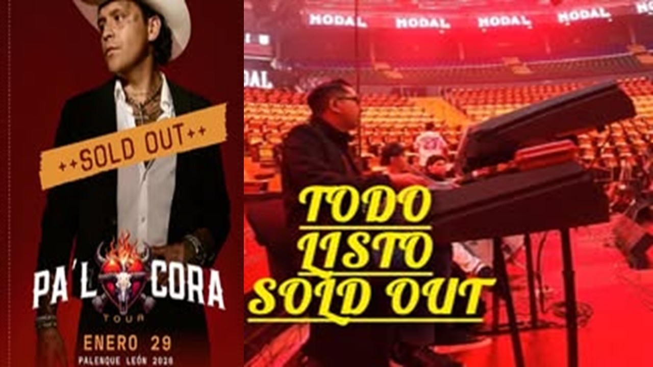 CRISTIAN NODAL PALENQUE #leonguanajuato  SOLD OUT#angelaaguilar#cristiannodal
