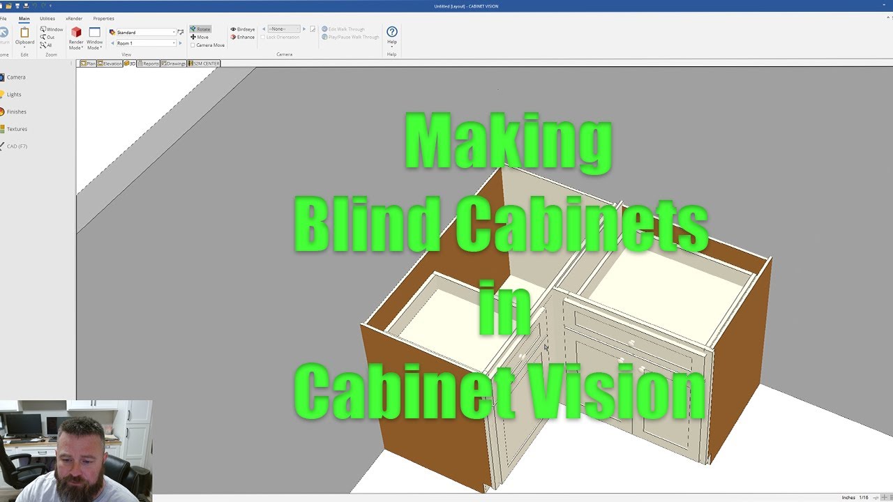 Как я проектирую шкафы-купе с глухими дверцами в Cabinet Vision