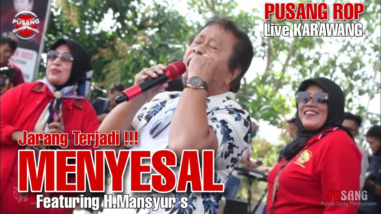Wow ⁉️ Jarang Terjadi Saat Manggung |  PUSANG ROP Featuring H.Mansyur S | Menyesal Versi ROP