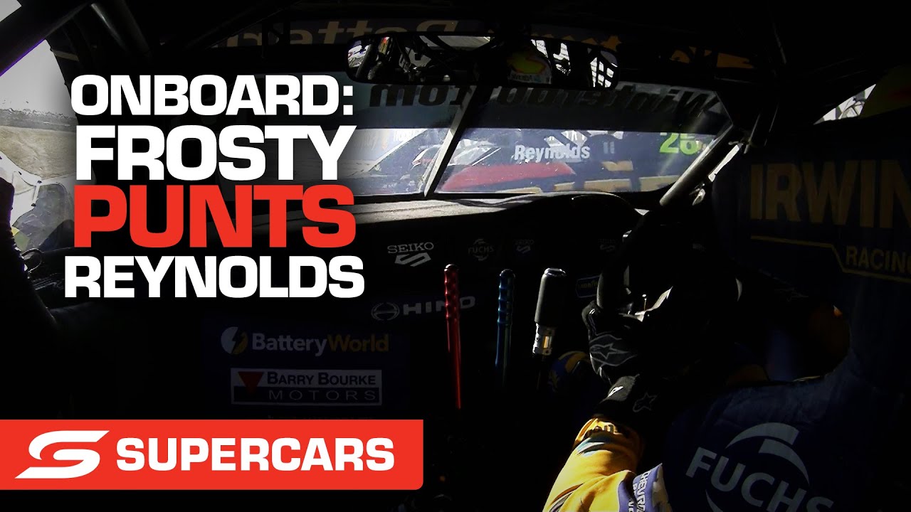 ONBOARD: Winterbottom RAMS Reynolds off the track - NED Whisky Tasmania SuperSprint | Supercars 2022