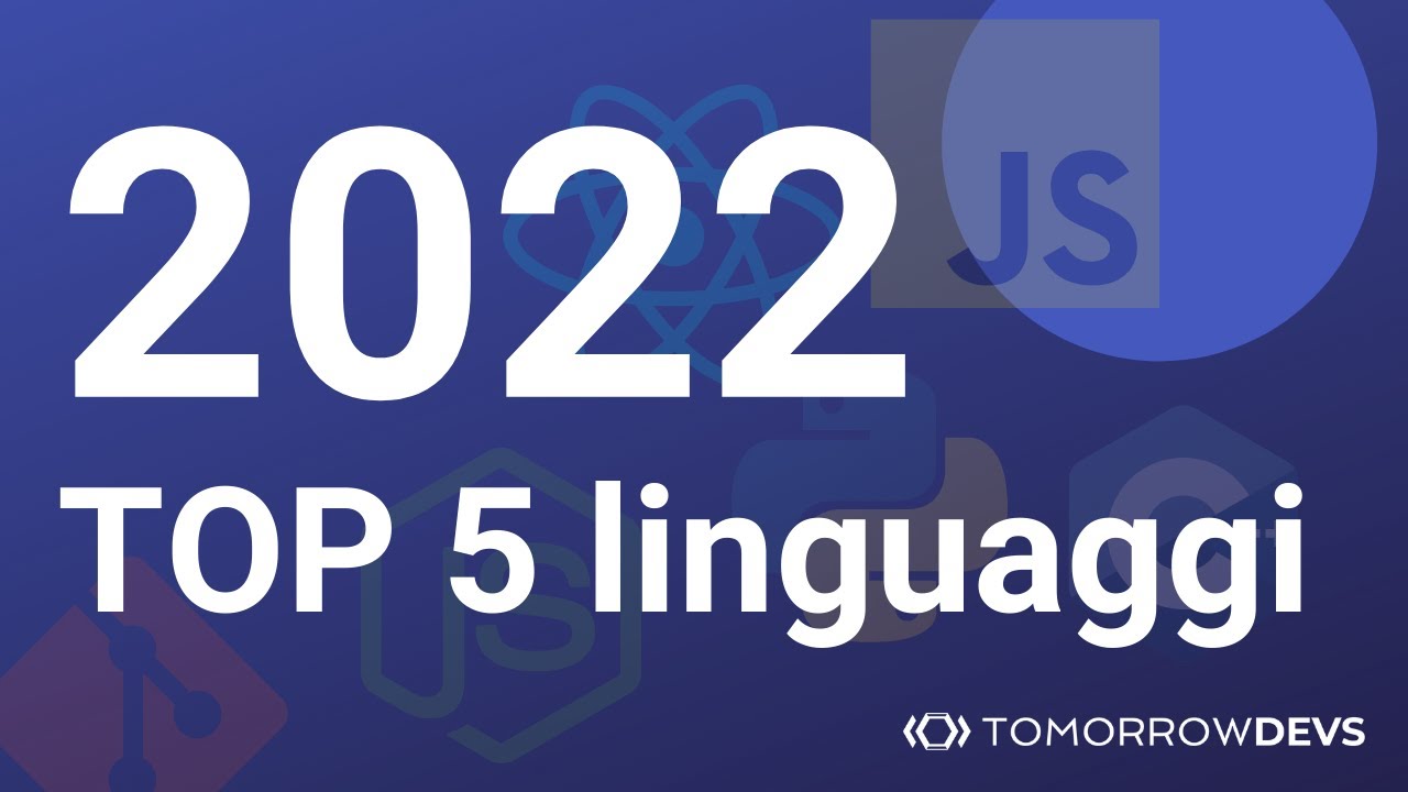 I TOP 5 linguaggi più richiesti del 2022