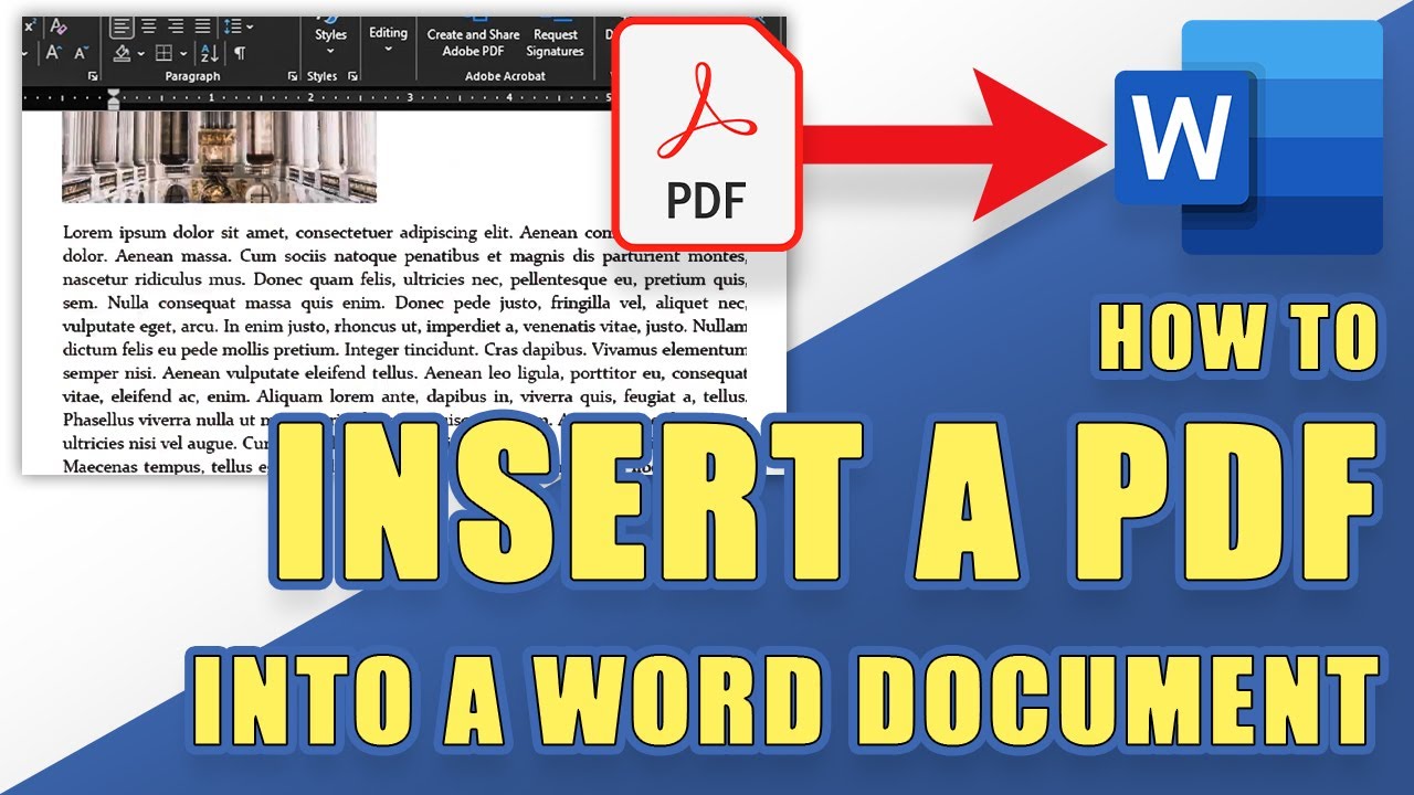 [КАК] Вставить PDF-документ в документ Word (легко!)