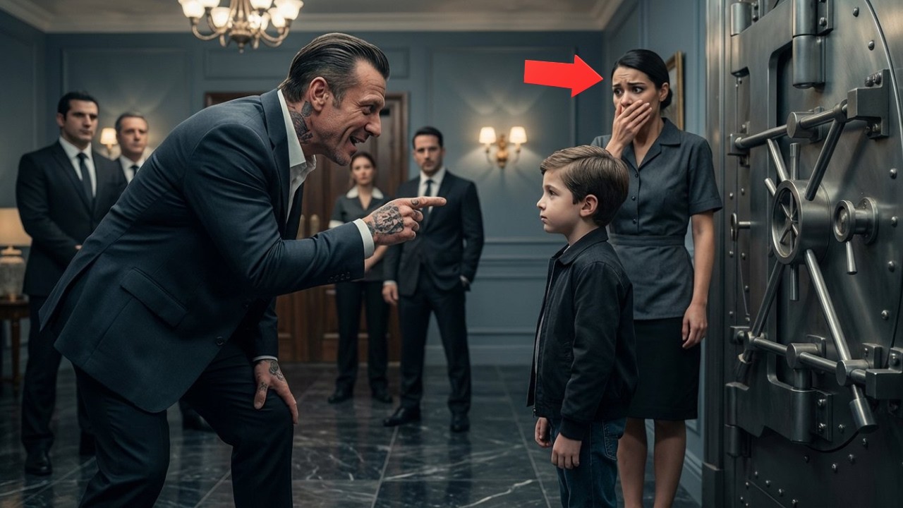 The Mafia Boss Mocked the Waitress With a $200M Safe Test — Her Son Solved It in Silence.