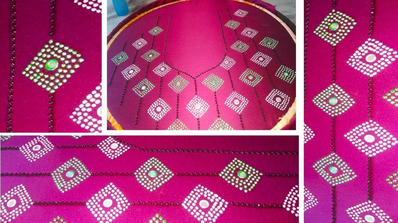 మీ pattu blouse ని మగ్గం, సూది లేకుండా heavy designer blouse ల చేసుకోండి / 3d cone outliner /saree