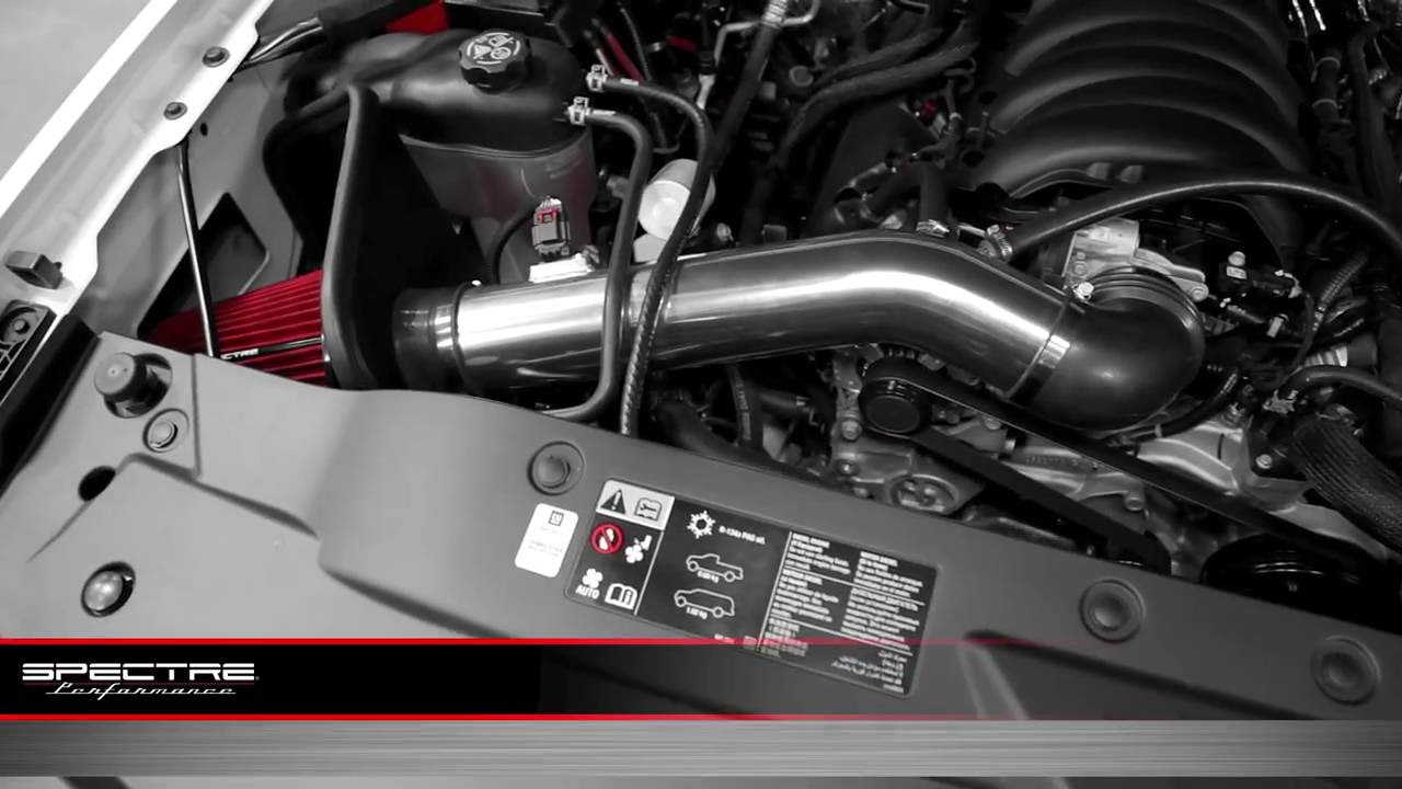 How To Install a Spectre Air Intake on a 2014 Silverado 1500 / Sierra 1500 4.3L