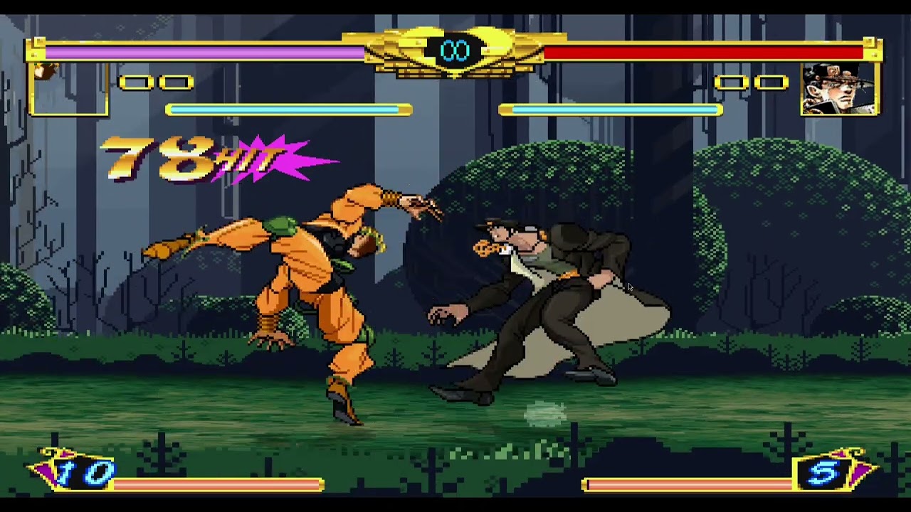 Shadow DIO (Jacket) combo remake | M.U.G.E.N
