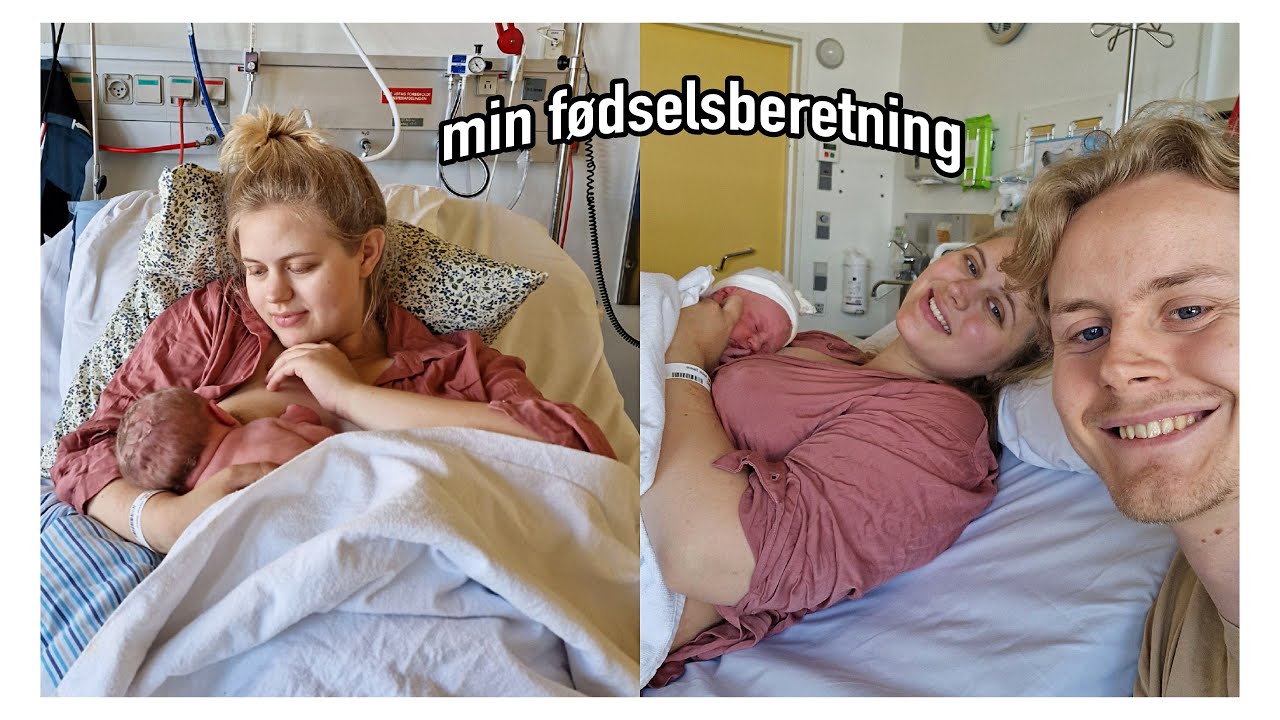 MIN FØDSEL AF VIOLA - fødselsberetning m. optakt, selve fødslen, lidt videoer og billeder