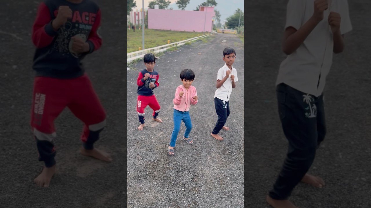 New trend 🤳 that&rsquo;s y we tried it with ma kutties🫂😍 #dragonball #trending #shorts