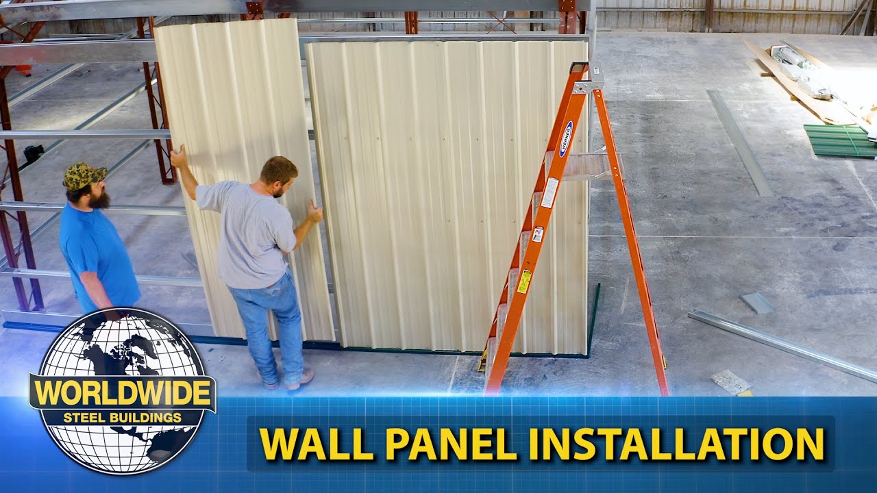 Wall Panel Installation - How To DIY Steel Building