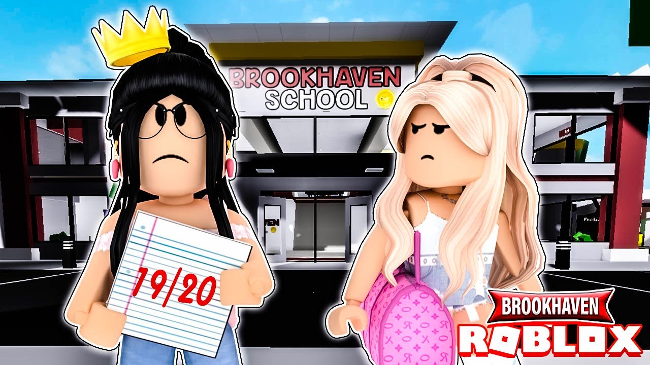 JE SUIS UNE INTELLO A L'ECOLE DE BROOKHAVEN | ROBLOX | BROOKHAVEN RP | MISLICIOUS