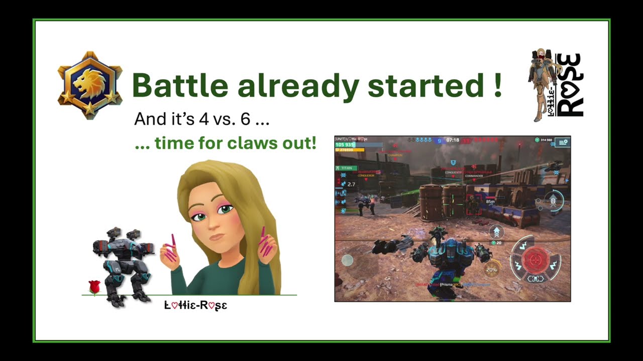 Battle already started - claws out time | War Robots | WR