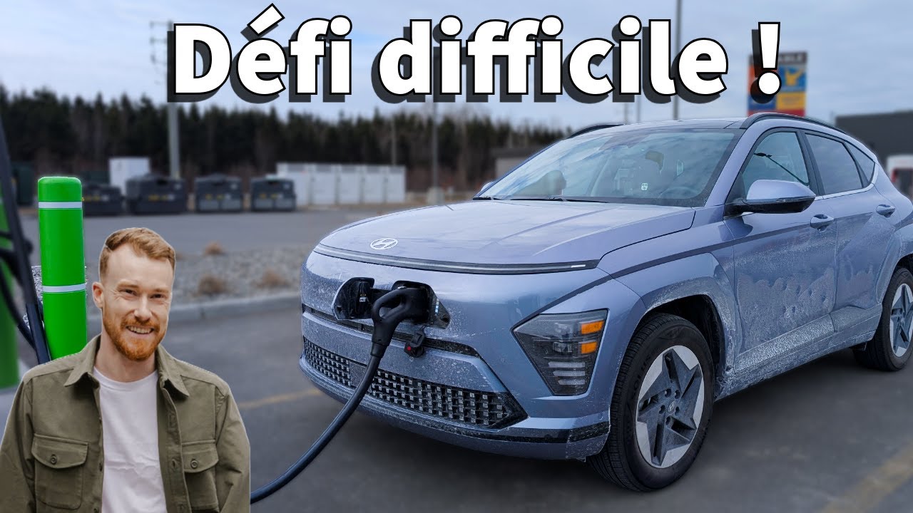 Défi 500 km avec le Hyundai Kona EV 2025 -  En Conditions Réelles