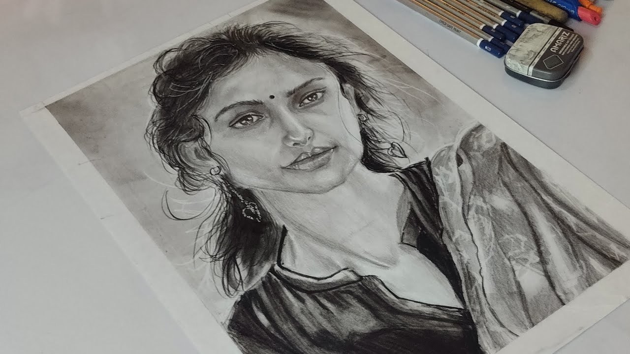 Haryana se mila ek khaas order! Making of a Realistic Portrait#art #drawing 😍😍☺️☺️☺️😉