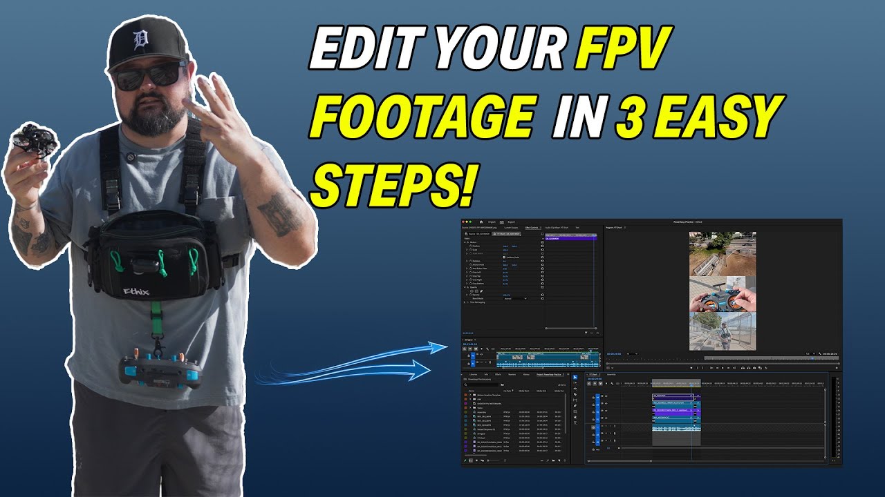 How To Edit FPV Drone Footage in 3 Easy Steps 🛸 #FPV #DroneEditing #FPVDrone #CinematicFPV #drone