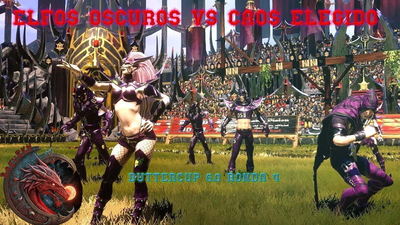 Blood Bowl 3 Elfos Oscuros Vs Caos Elegido Butter Cup 6 Jornada 4