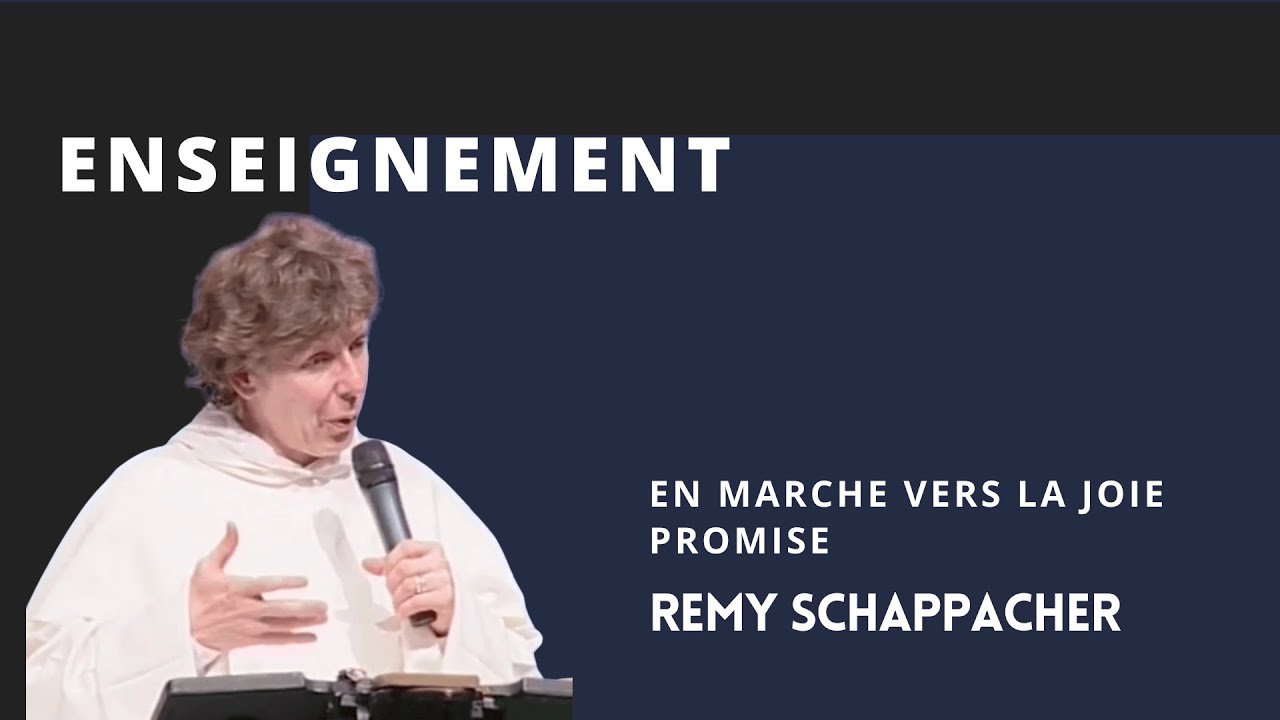 Remy Schappacher : En marche vers la joie promise