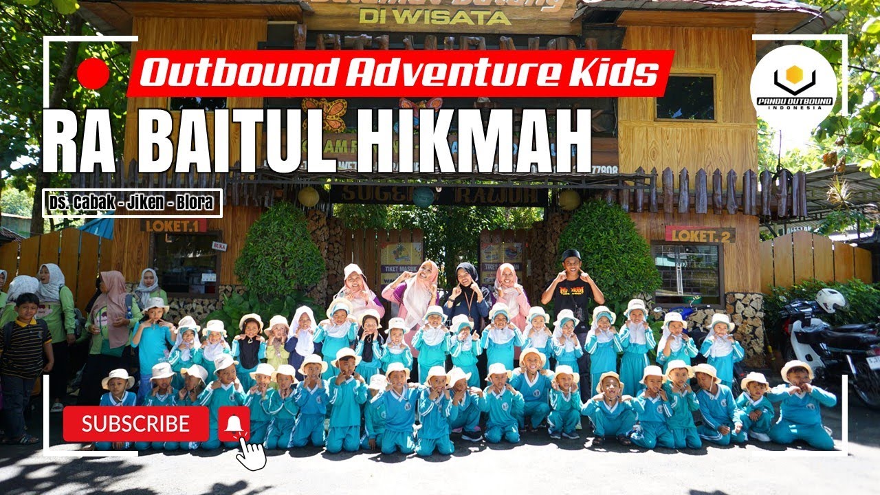 🔴 Outbound Anak RA Baitul Hikmah Cabak Jiken Blora  di Jatiwangi Park Tuban - EO Pandu Outbound