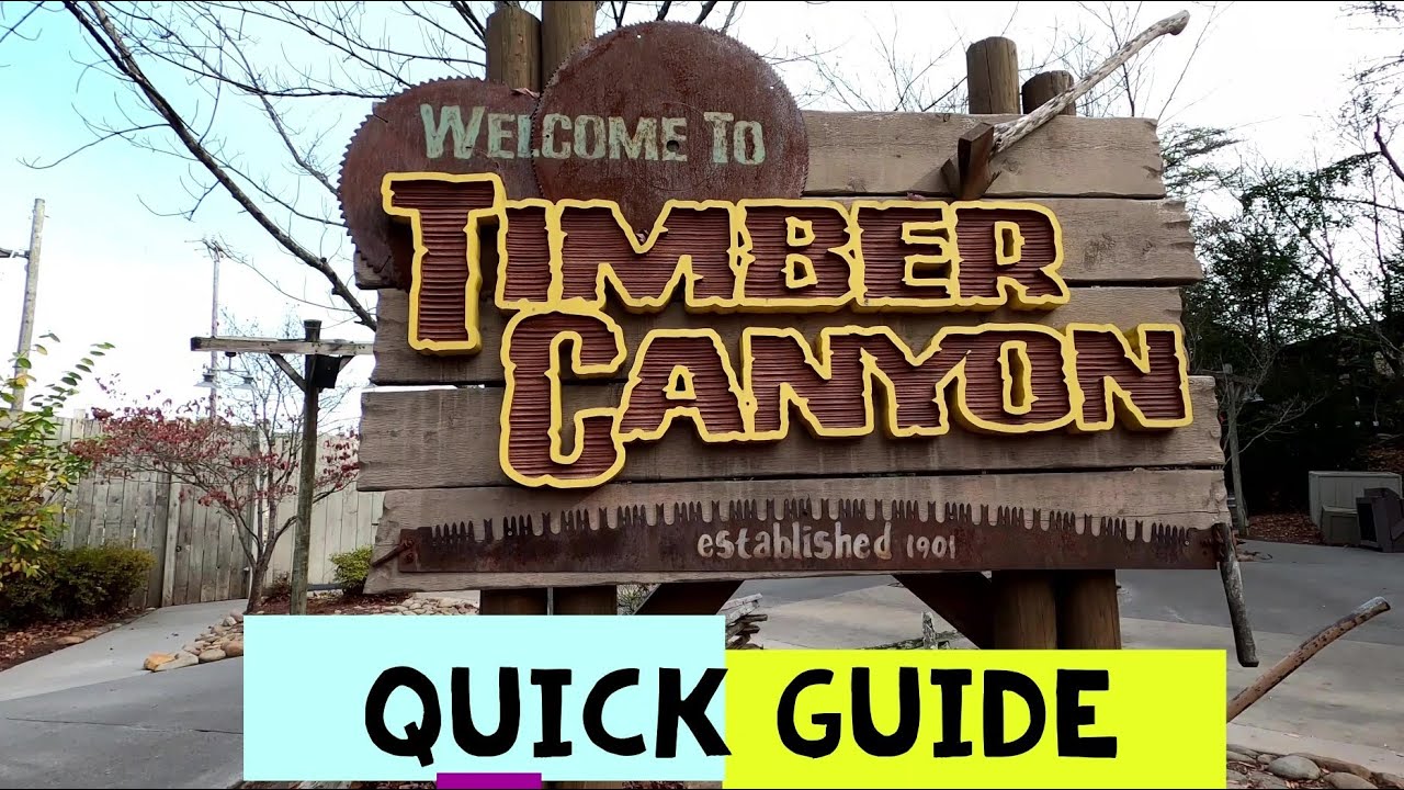 Dollywood Theme Park - Timber Canyon Glacier Ridge - Thunderhead Mystery Mine Drop Line