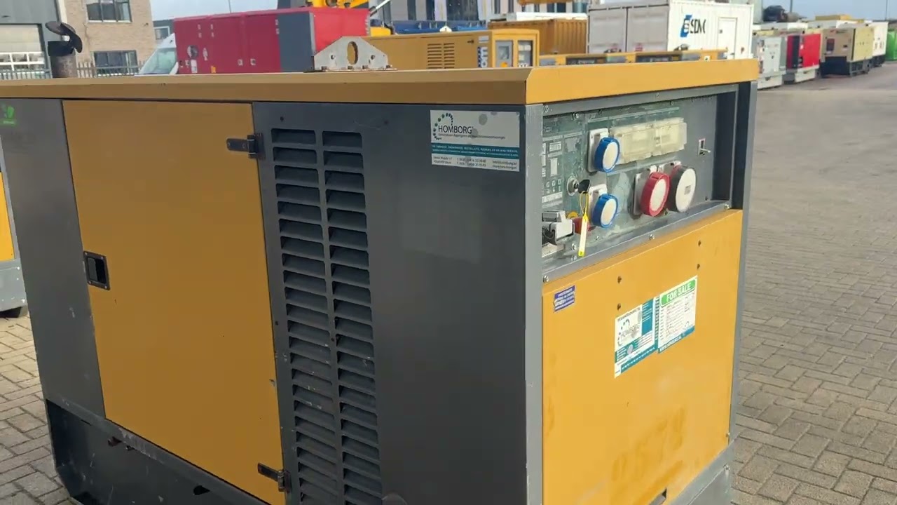 Perkins 1104D 44T Stamford 60 kVA Silent generatorset stocknr 6754
