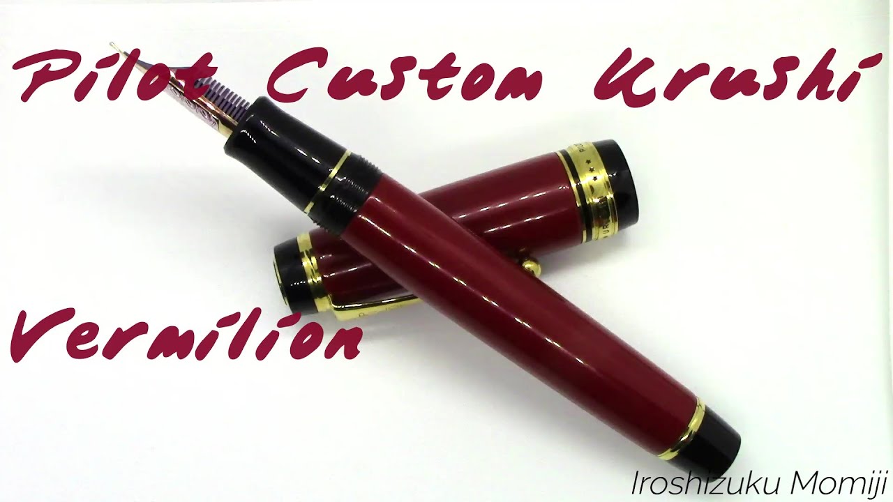 Обзор перьевой ручки Pilot Custom Urushi Vermilion / Iroshizuku Momiji