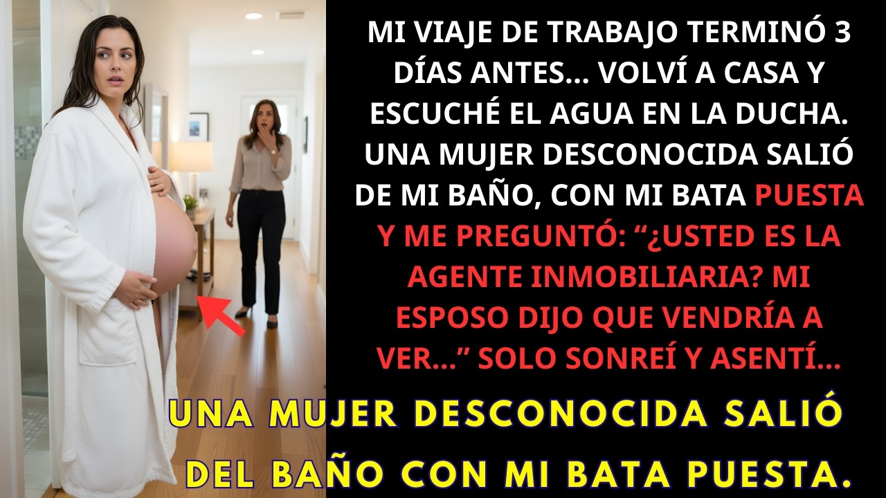 Regresé de mi viaje de trabajo 3 días antes… y encontré a una mujer en la ducha de mi casa