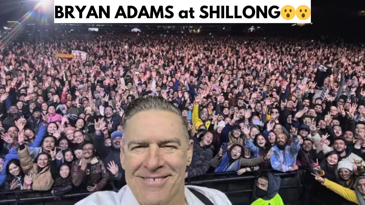 Dream come true 😊 Finally Legend BRYAN ADAMS ko dekh liya😮 | Shillong