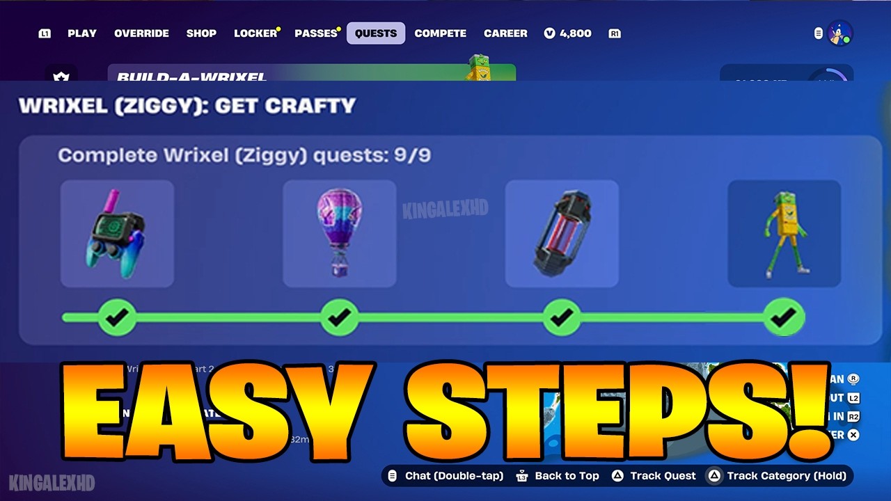 Как ЛЕГКО выполнить квест Wrixel (Ziggy) в Fortnite: локации!